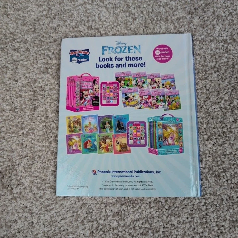 Disney‎ Frozen Story Reader Interactive Book Anna Elsa Me Reader Electronic